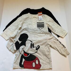 Long Sleeve Shirt Bundle Cat & Jack & Disney Mickey